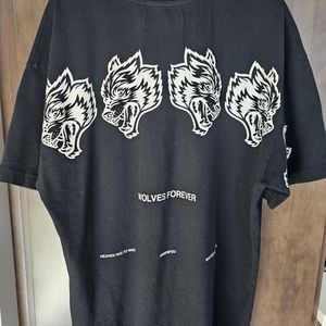 Darc Sport Heaven Has To Wait Premium Oversized Tee in Black - Large